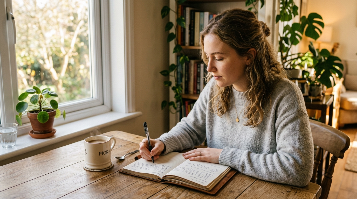 Recovery timeline journal showing the Recovery Window Framework tracking method