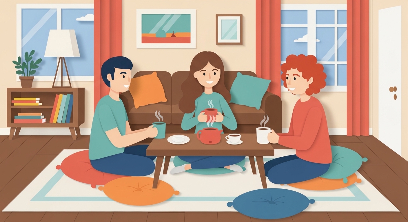 Supporter experiencing compassion fatigue from helping friend through breakup