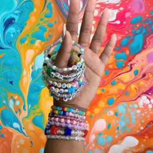 DIY affirmation bead bracelet