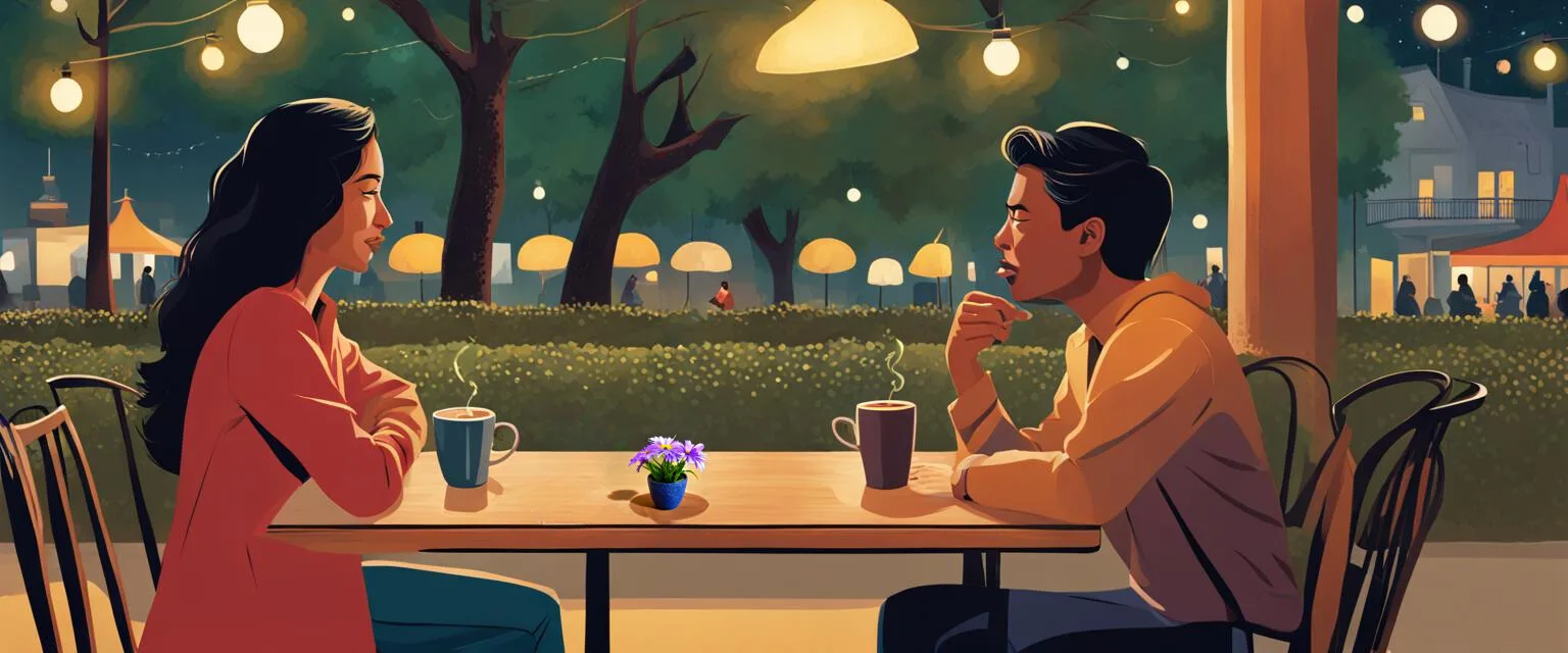 Dating Conversation Starters: two people having an epic and enjoyable conversation