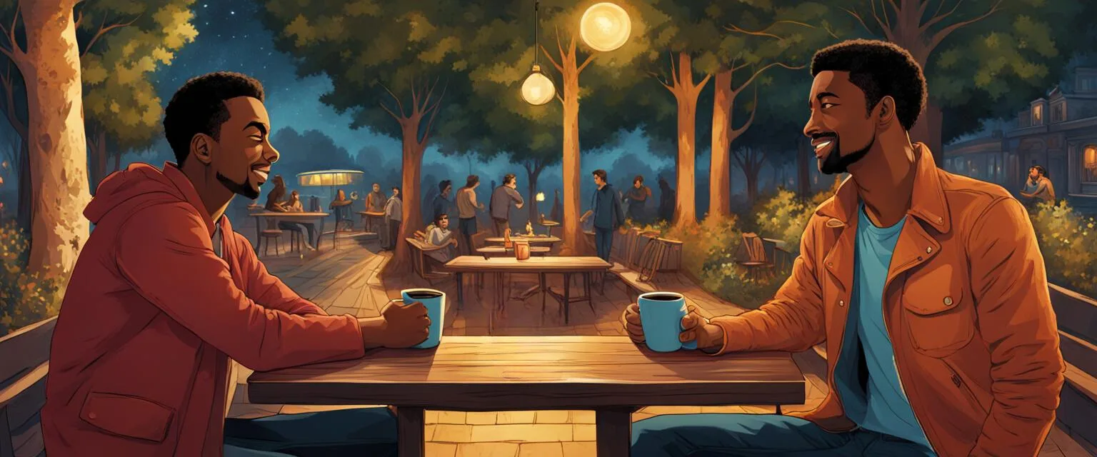 Dating Conversation Starters: two people having an epic and enjoyable conversation