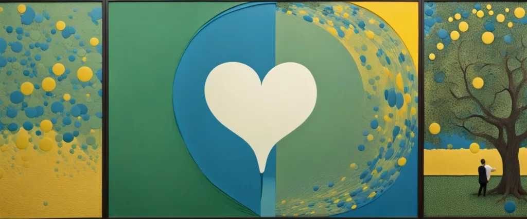 Post-Breakup Isolation: Abstract image of a person emerging from an isolation bubble