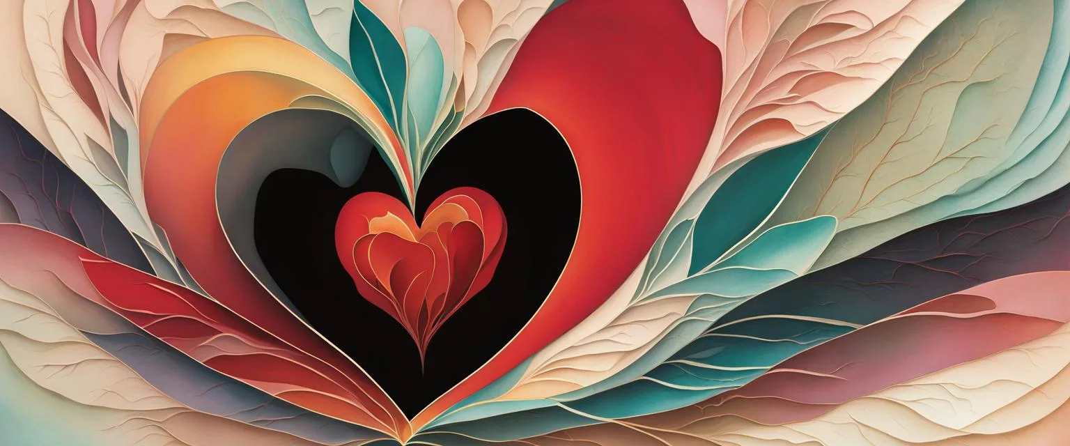 Relationship strategies: Abstract heart image