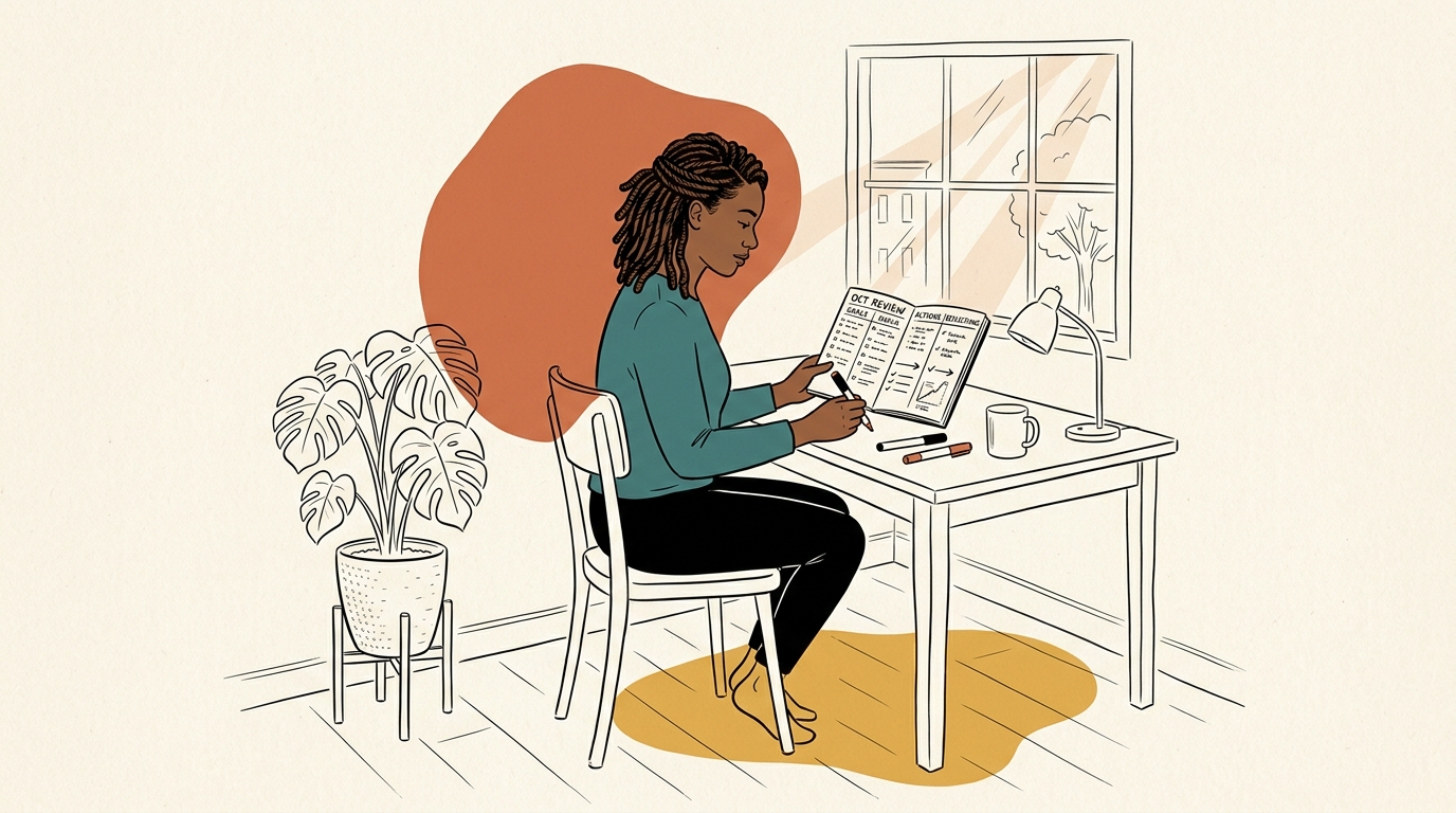 Structured comparison exercise for recalibrating red flag detection after toxic relationship