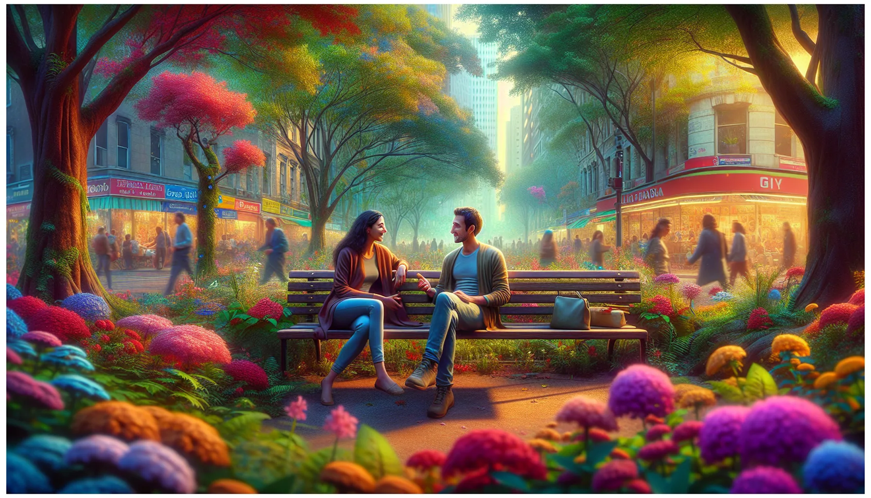 Situationship: a scene that tenderly captures the essence of friendship laced with subtle romantic elements