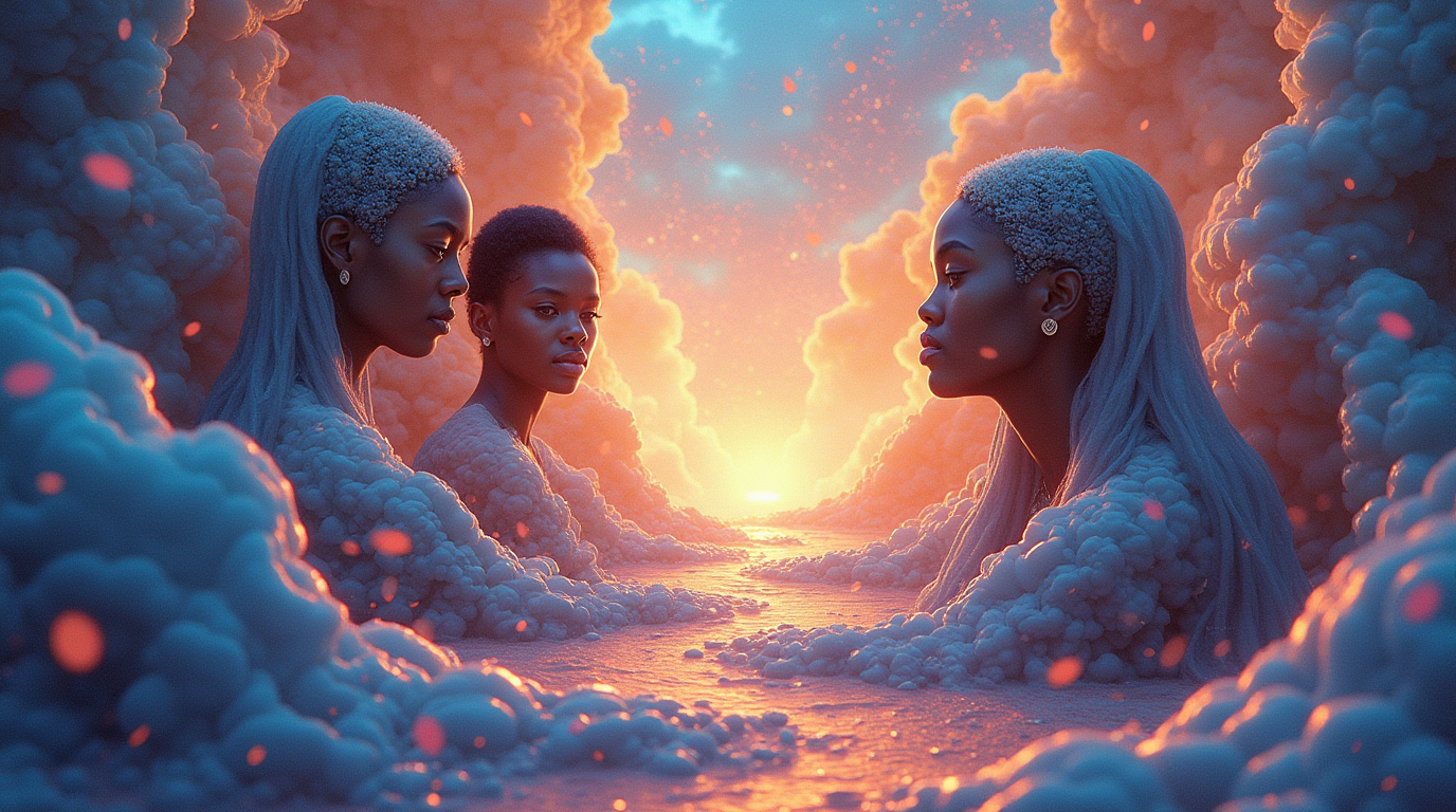 Effective communication: Friends meeting