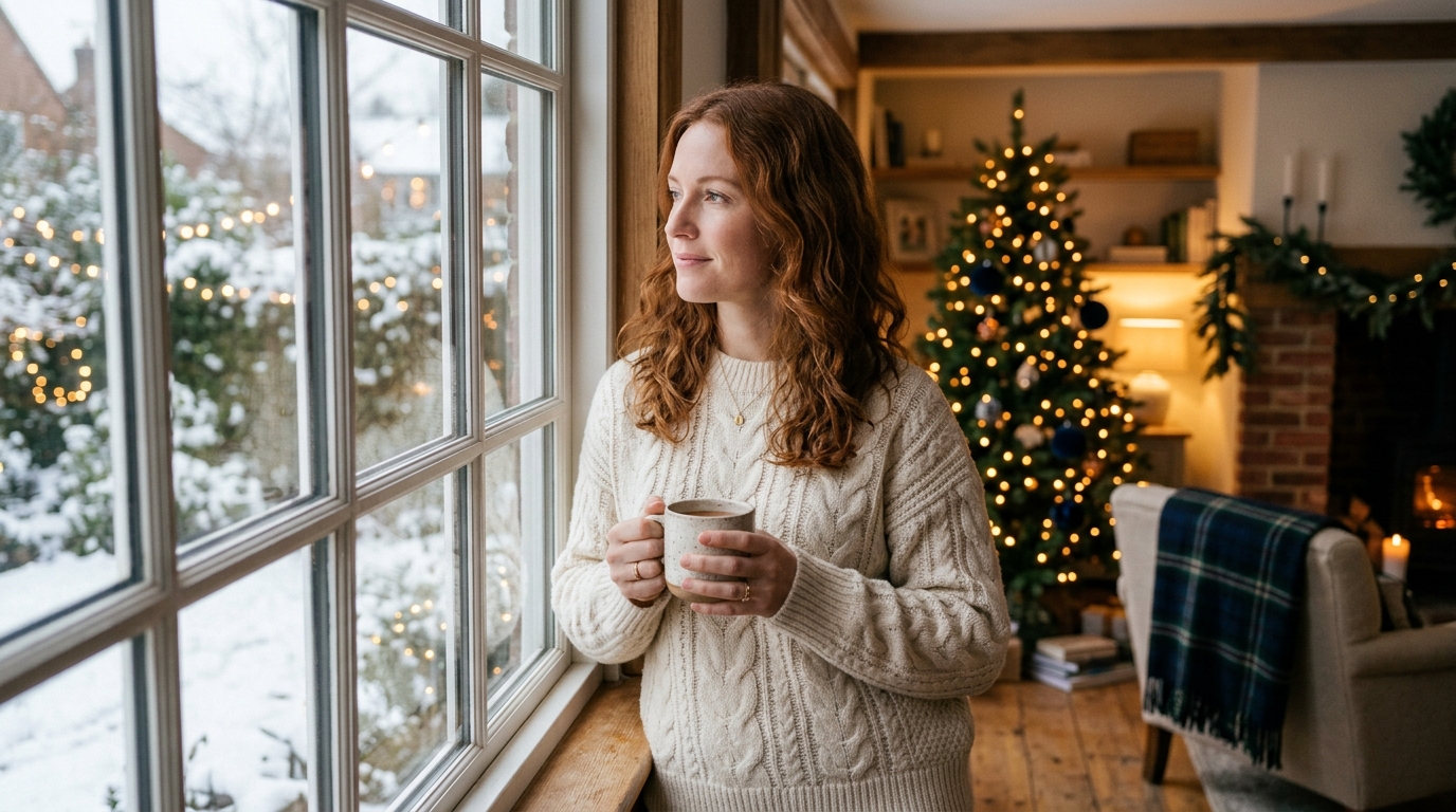 Arrival plan for solo events. Woman eases into a gathering by greeting one familiar person first.