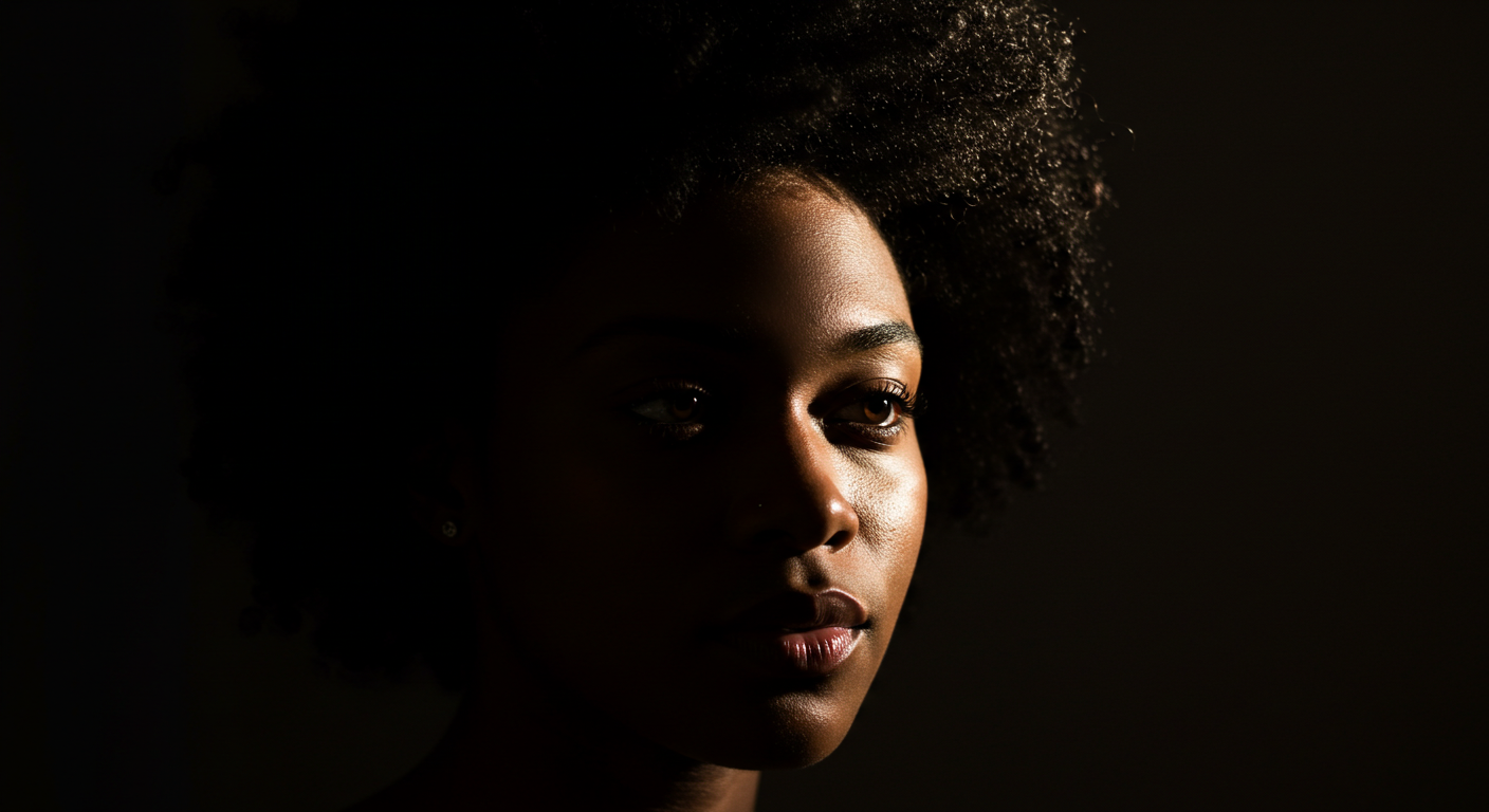 Ex Got Married Quickly: A single heavy iron key resting on a dark marble slab under a spotlight.