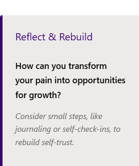 Fearful avoidant breakup recovery: Reflections