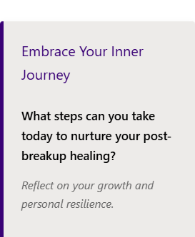 Post-Breakup Healing: Key Takeaways