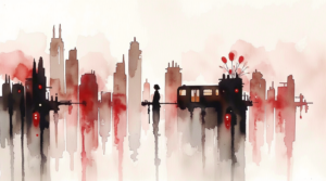 finding love in a big city: big city skyline