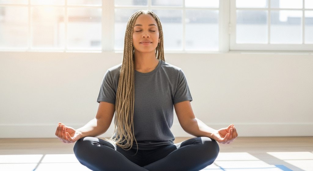 30-day-healing-kickstart: Women meditating
