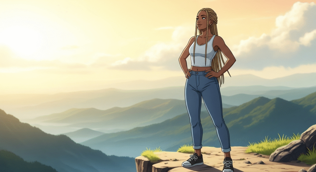 solitude after breakup: woman traveling soloi