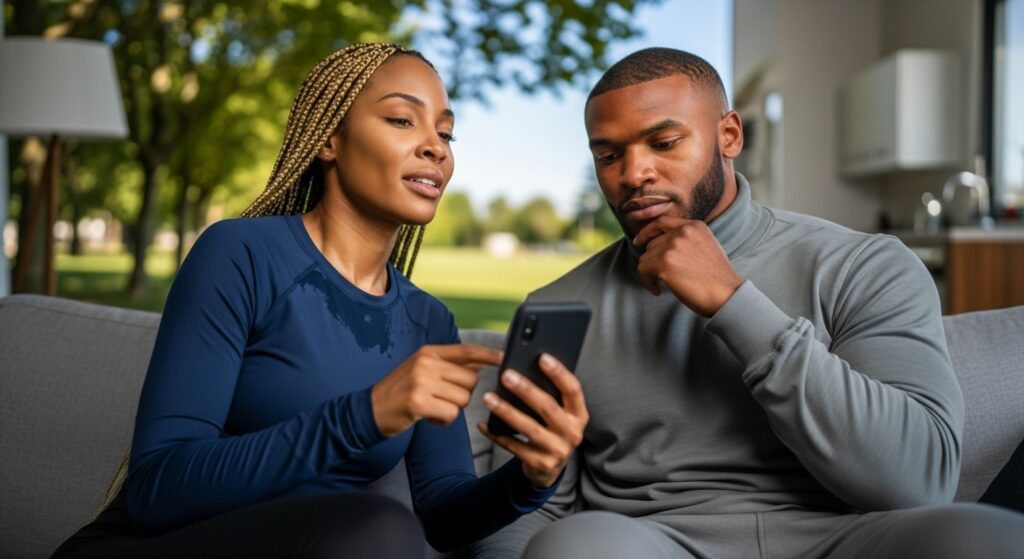 Healthy Relationship Patterns couples conversing