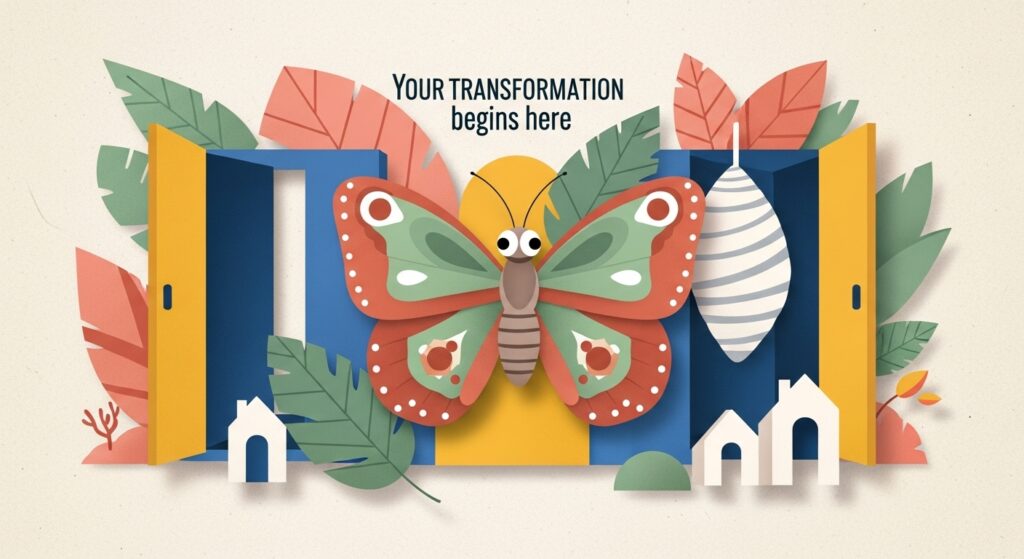 Separating Shared Lives: butterfly as a symbol of transformation