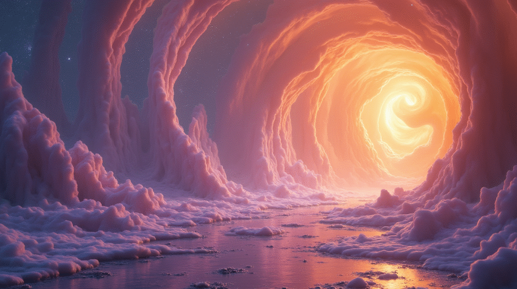 Redefining Identity Breakup: surreal landscape