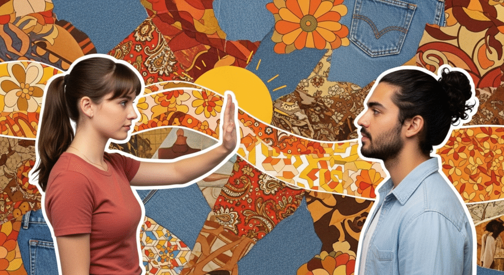 Boundaries in new relationships collage