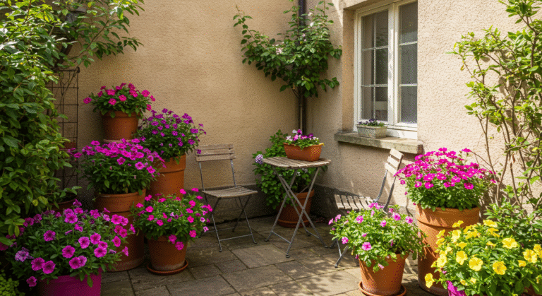 Solo Home Design: small patio garden