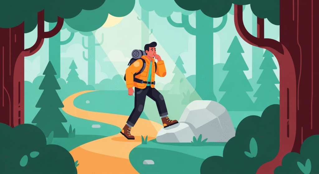 solo self-discovery hiking