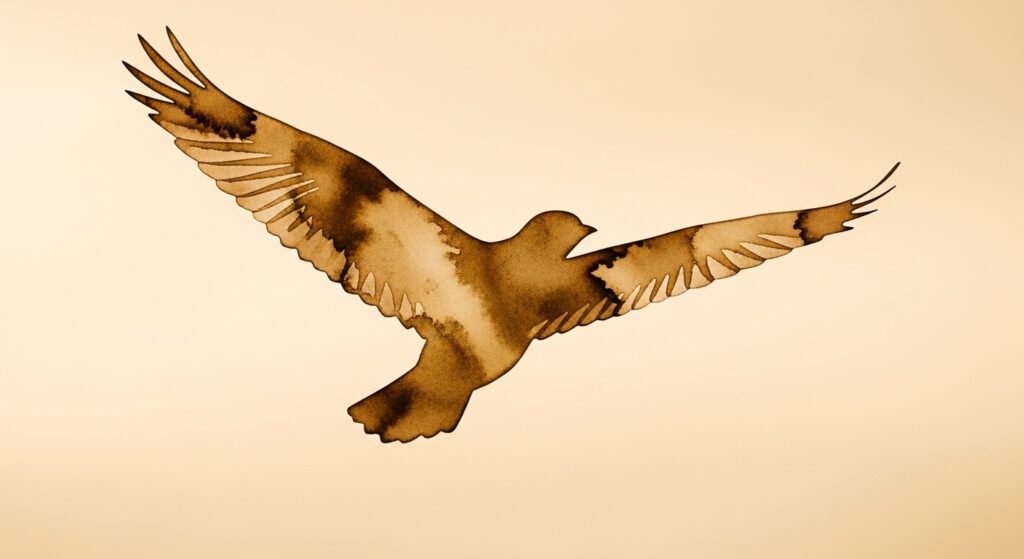 Release Breakup Guilt: Bird in flight