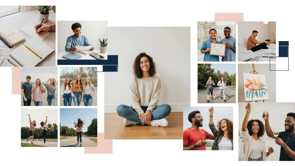 new purpose breakup collage