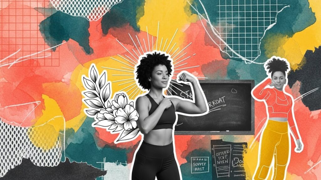 physical confidence breakup collage