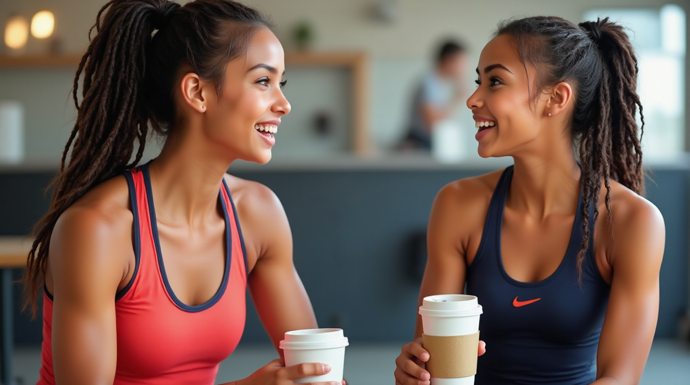 Two women navigating early friendship disclosure — the appropriate level of breakup story sharing in new connections