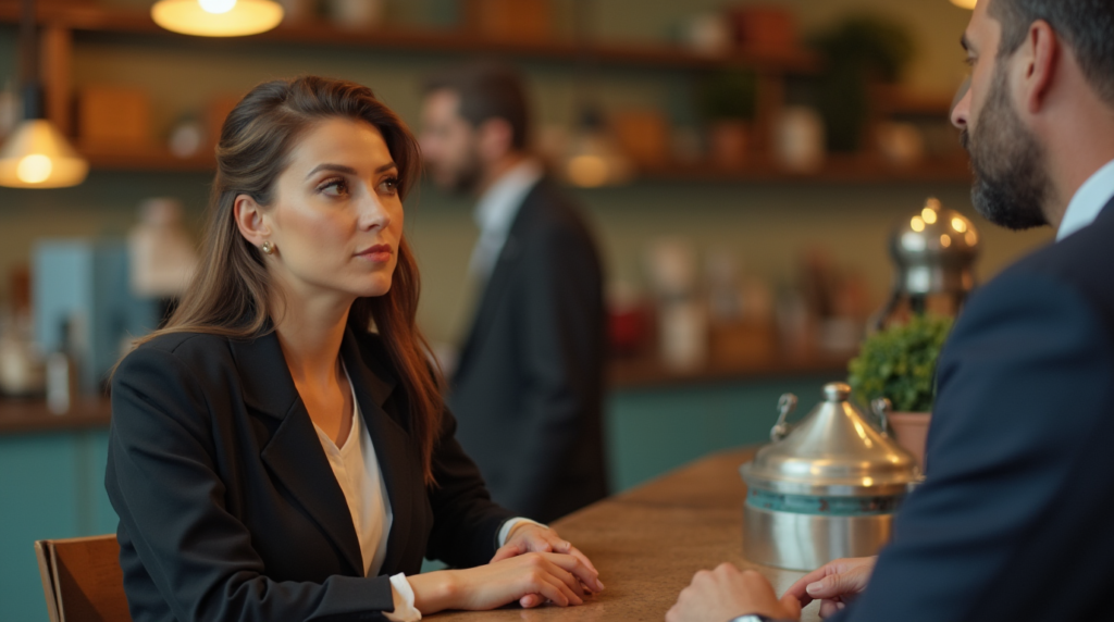 post breakup etiquette: Woman pausing before deciding whether to send birthday text to ex after breakup