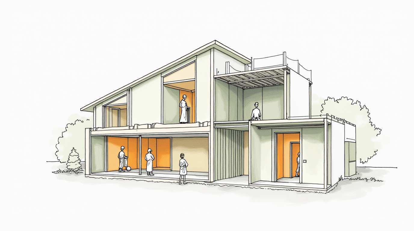 Genuine emotional openness and laughter in safe social setting during vulnerability rebuilding