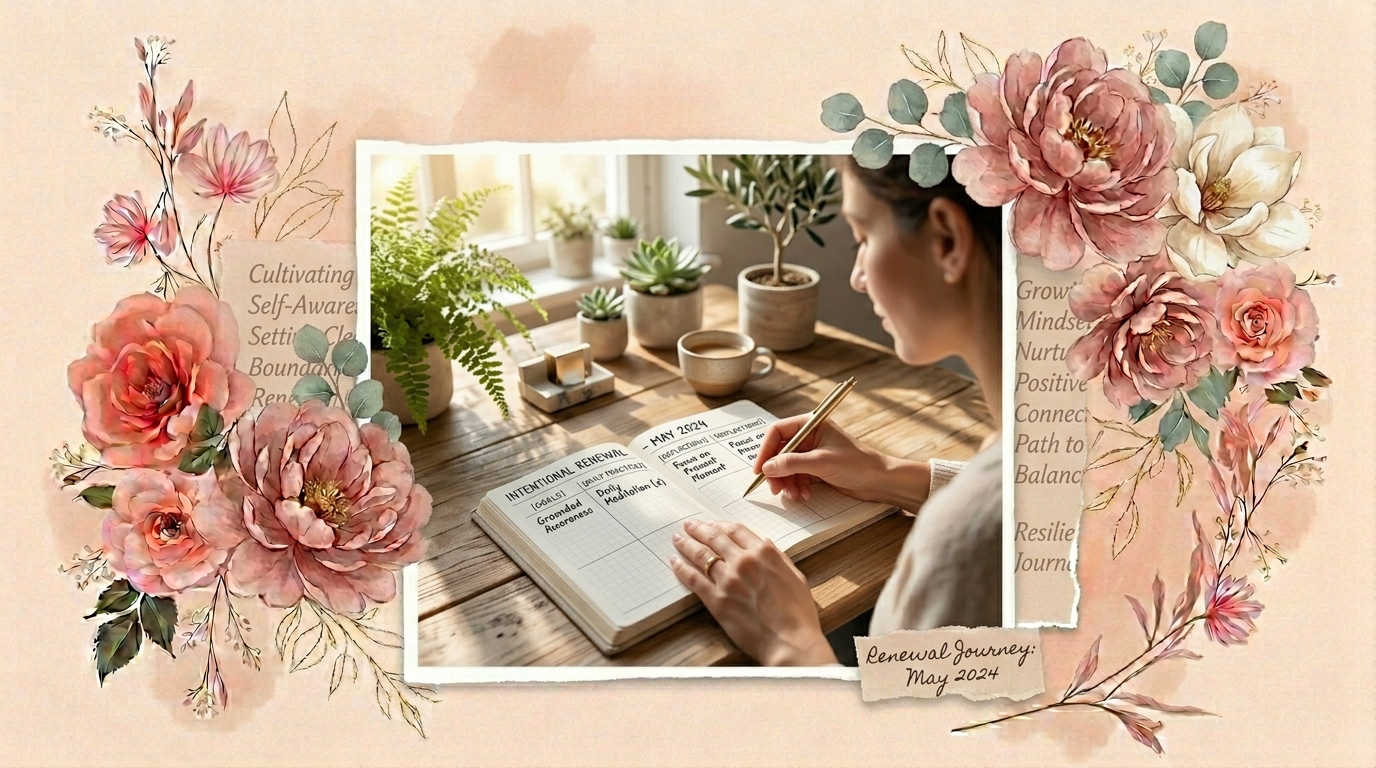 Woman rebuilding trust calibration through structured journaling after love bombing experience